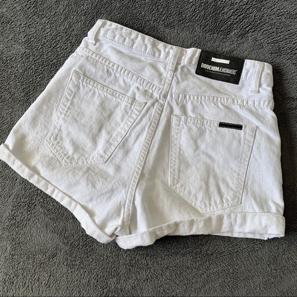 High Waisted White Shorts - Picture 3 of 5